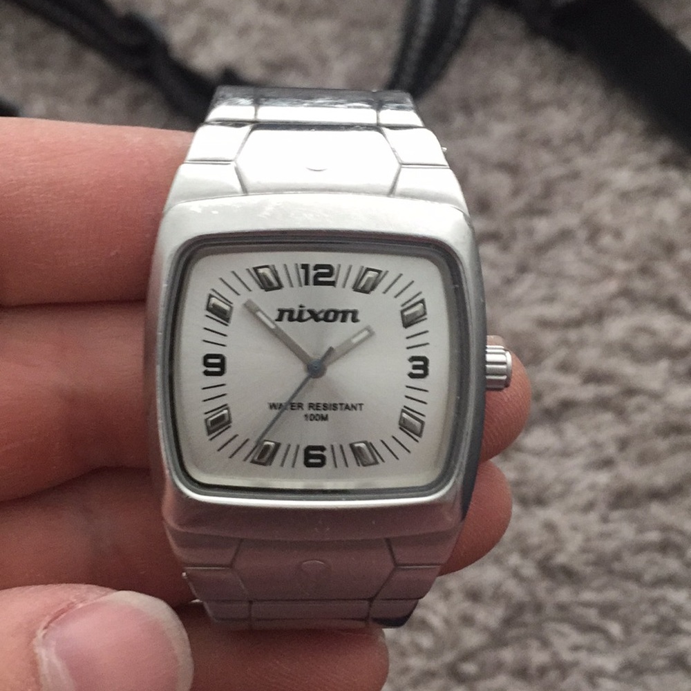 Nixon Silver Manual Watch